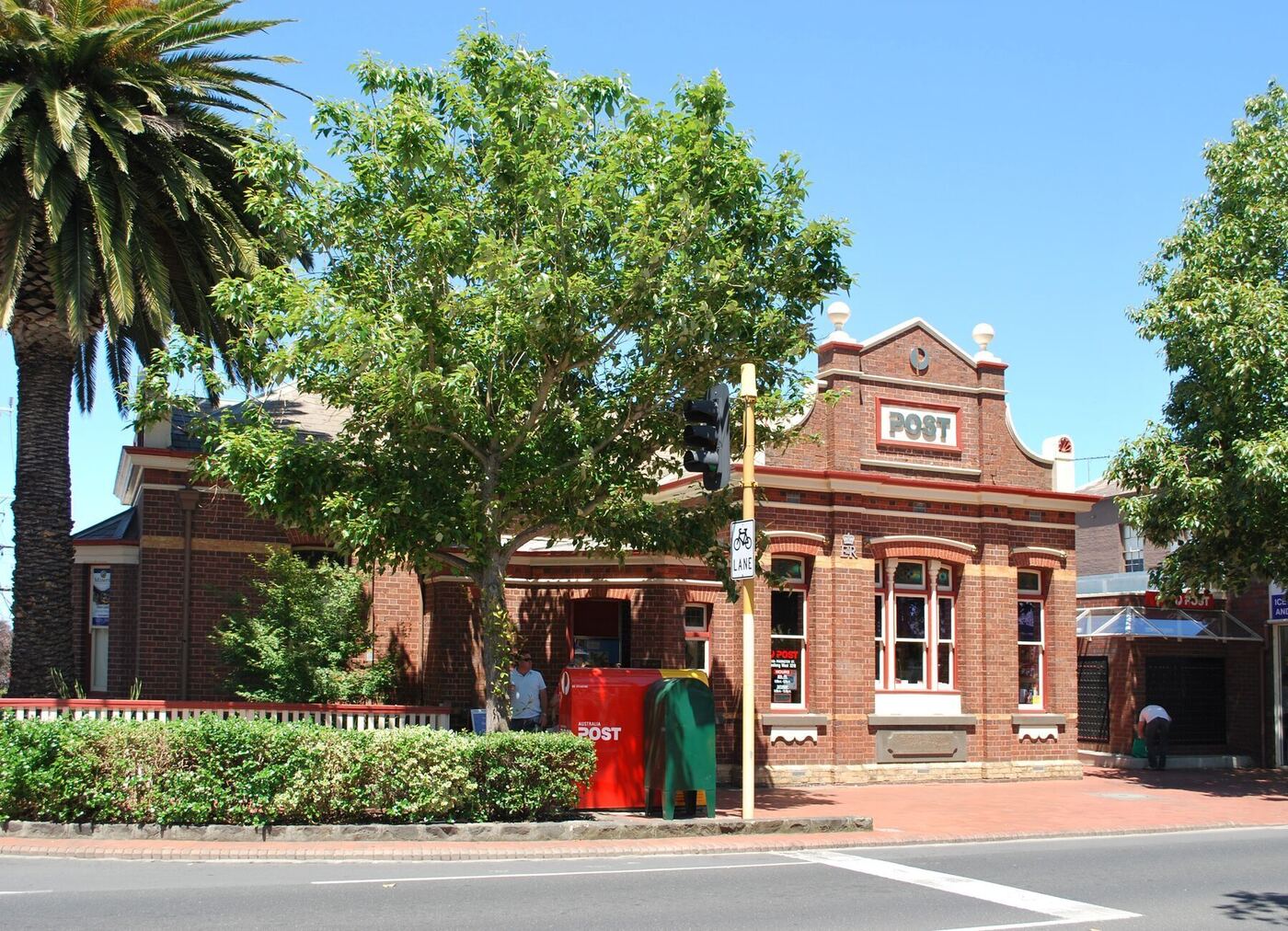 Geelong West Post Office, a heritage-listed Pakington Street landmark.