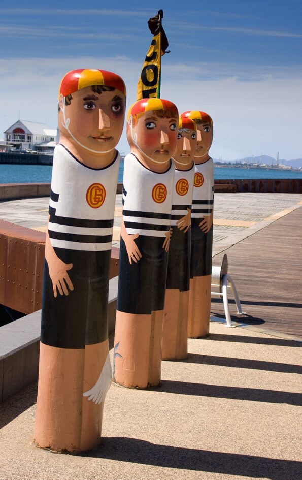 Geelong Baywalk Bollards by Jan Mitchell