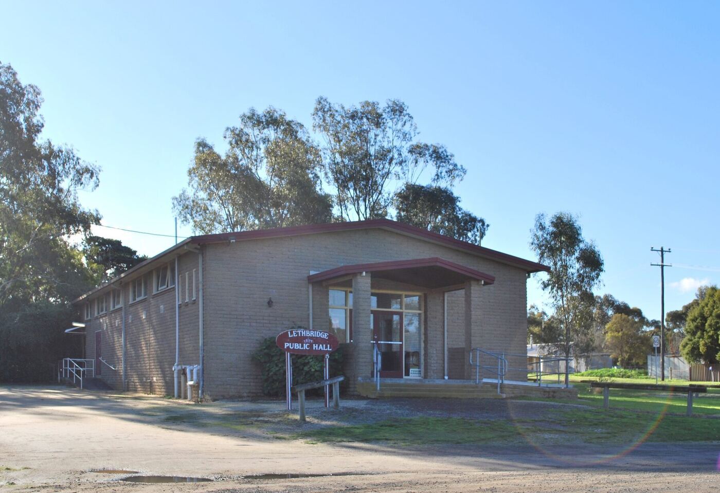 The Lethbridge Public Hall, a community landmark.