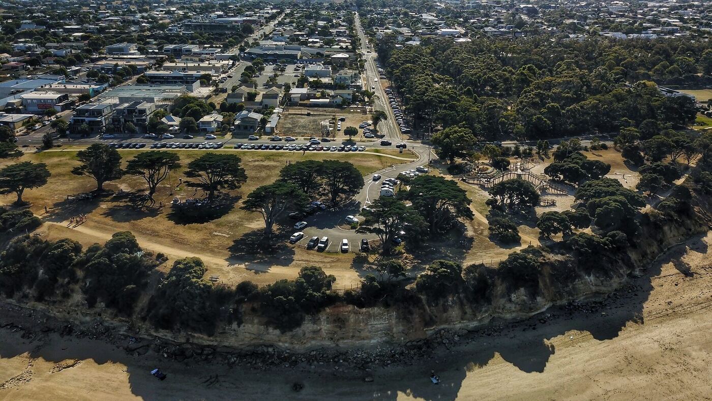 Torquay Beach from the air