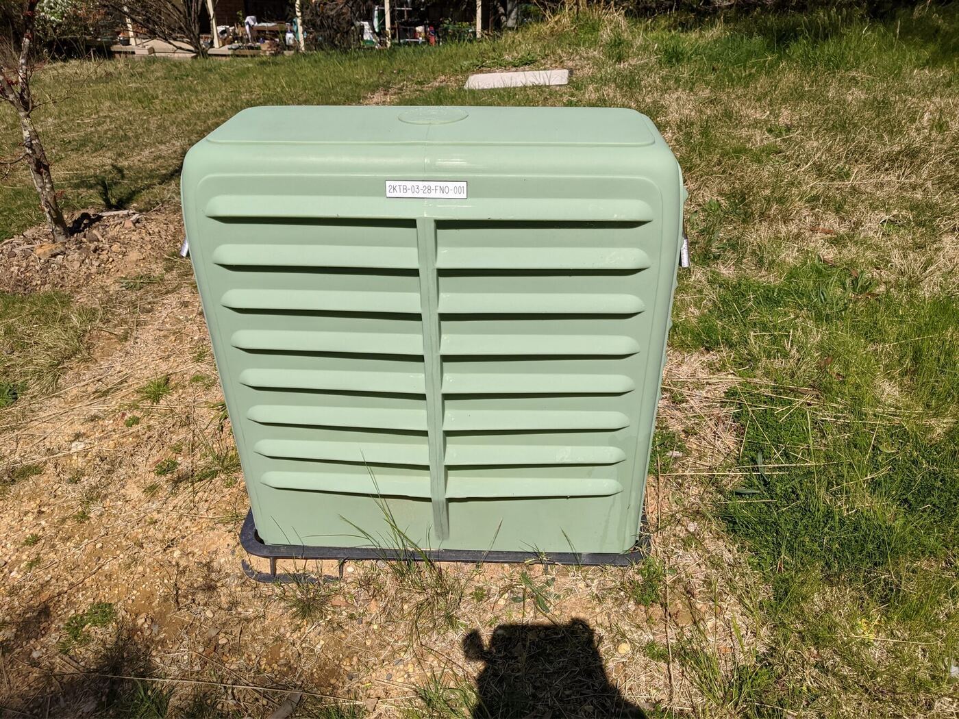 An Australian FTTN NBN micronode cabinet on a suburban street